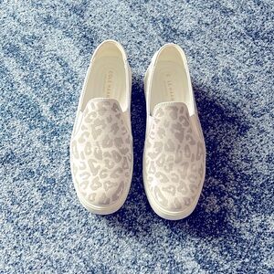 Cole Haan Grand series slip on sneaker in a cute animal print